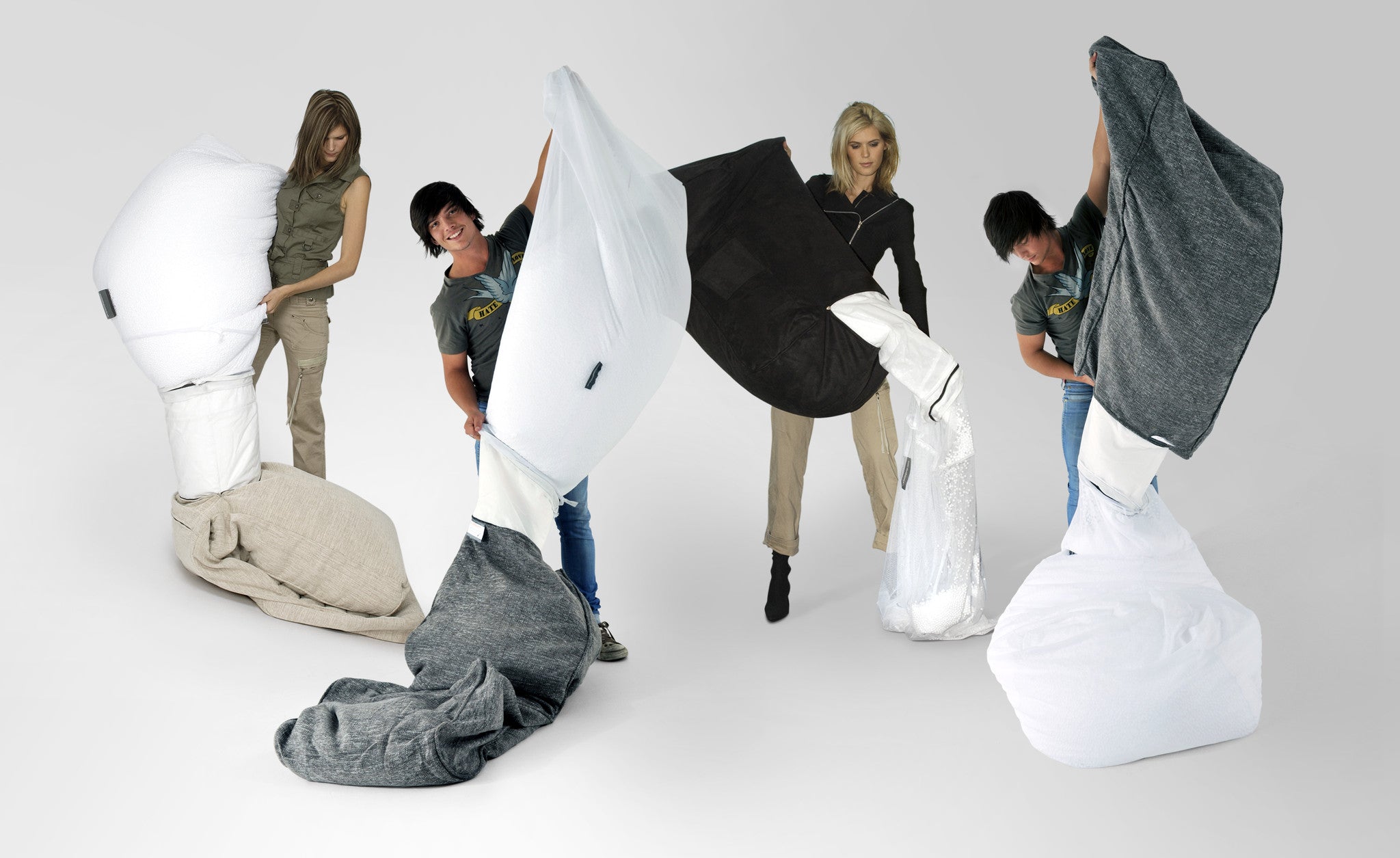 The patented bean bag filling system that became a game-changer