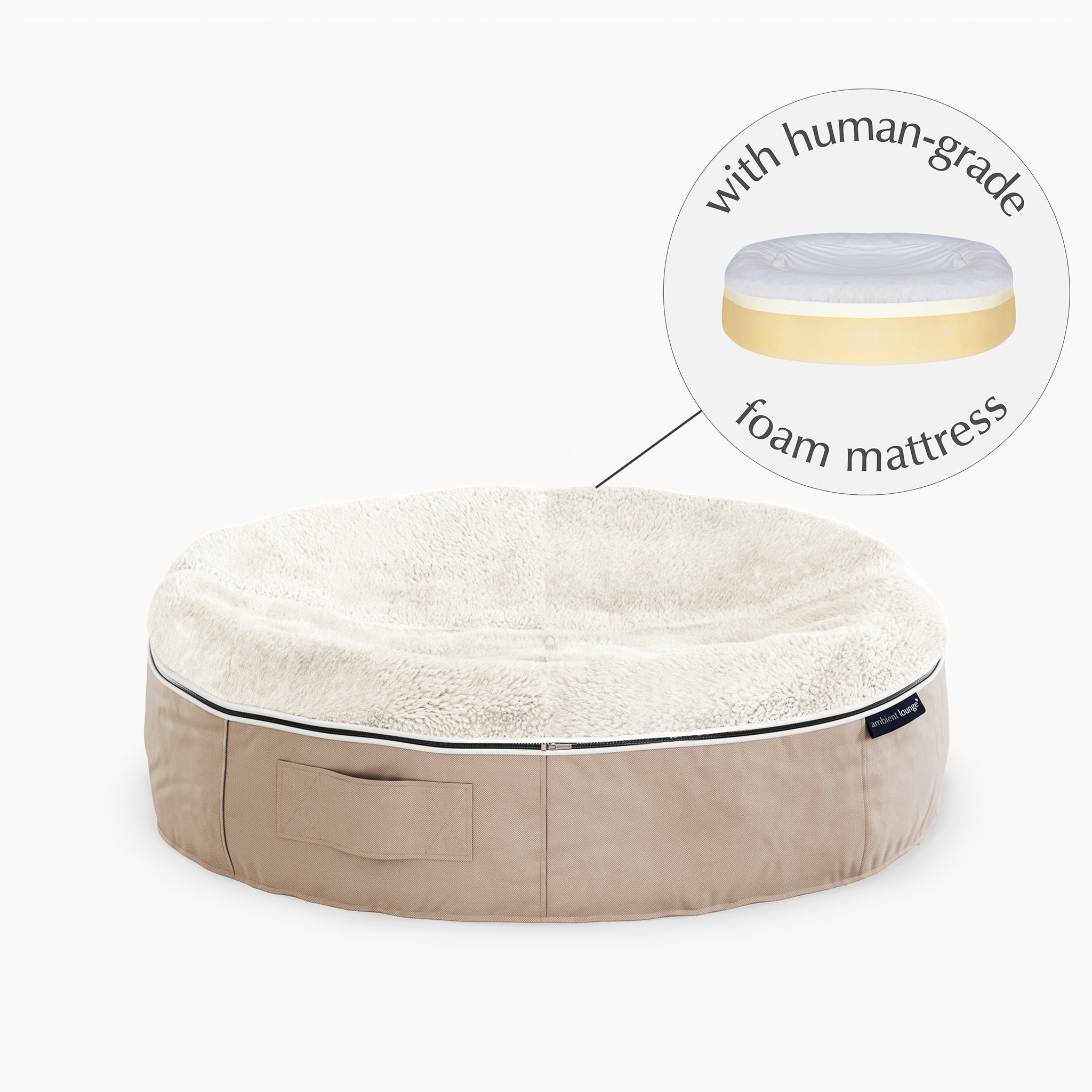 Large Rebound Foam Mattress Dog Bed - Interior/Outdoor