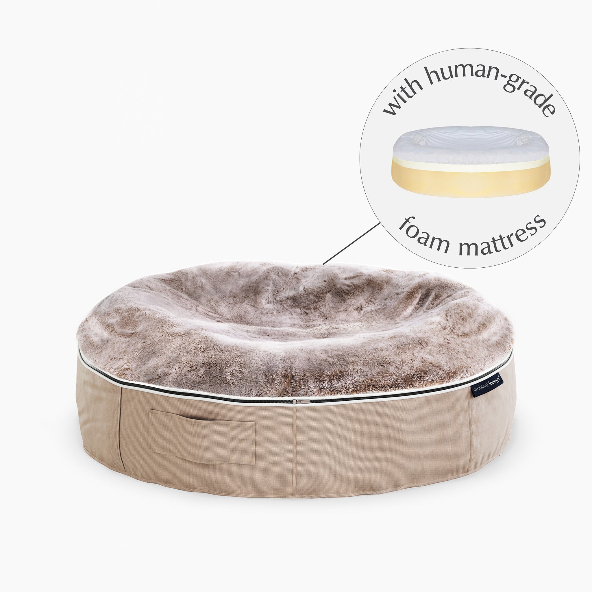 Large Rebound Foam Mattress Dog Bed - Interior/Outdoor