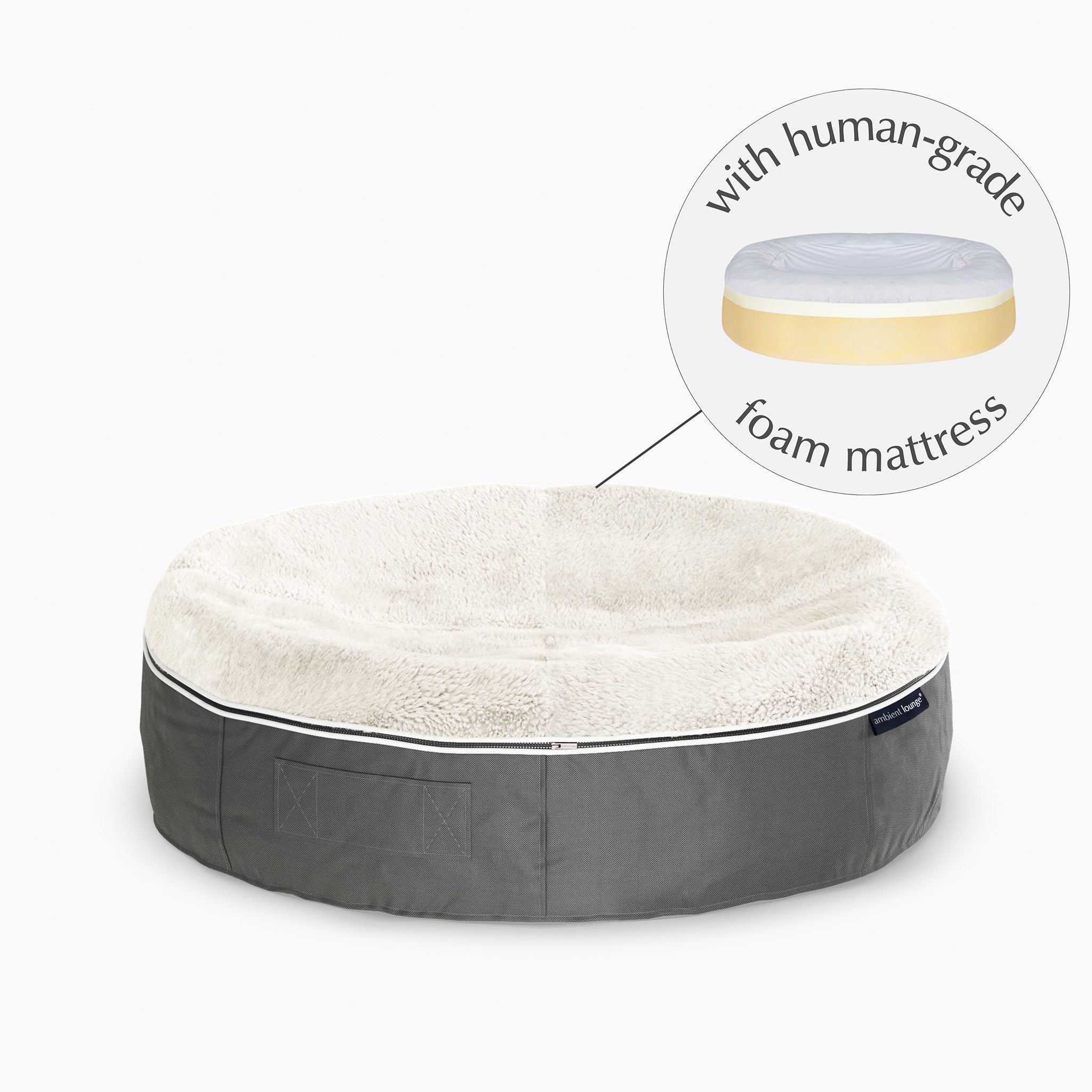 Large Rebound Foam Mattress Dog Bed - Interior/Outdoor