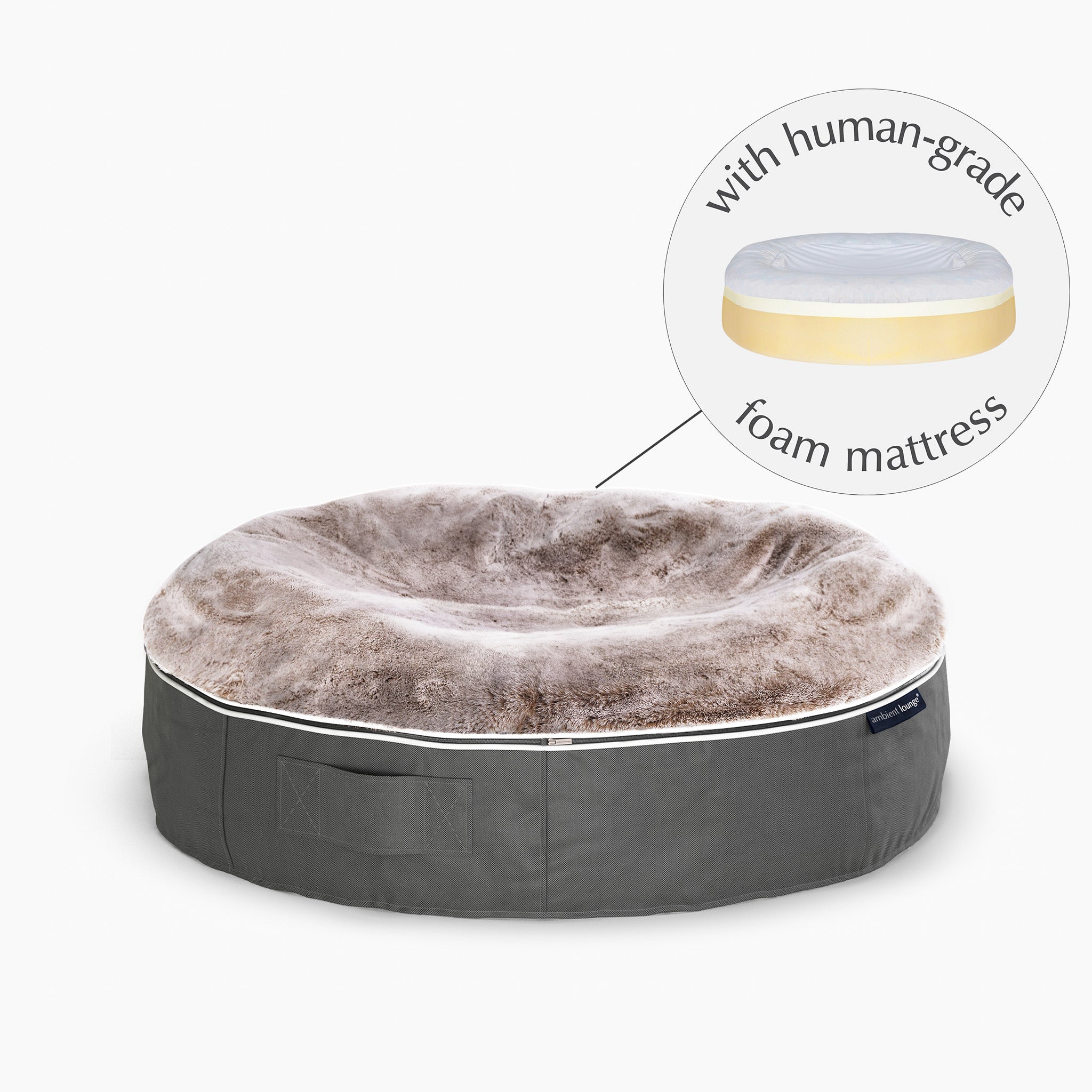 Large Rebound Foam Mattress Dog Bed - Interior/Outdoor