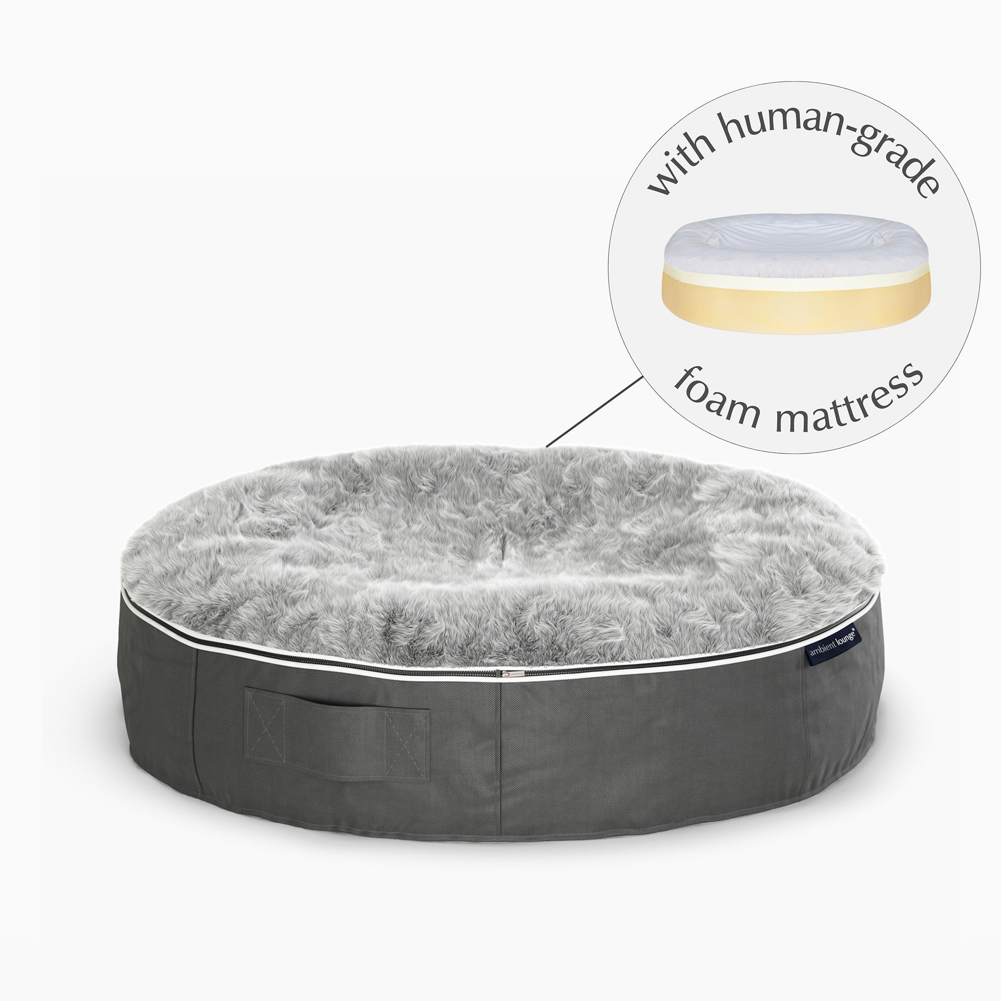 Large Rebound Foam Mattress Dog Bed - Interior/Outdoor