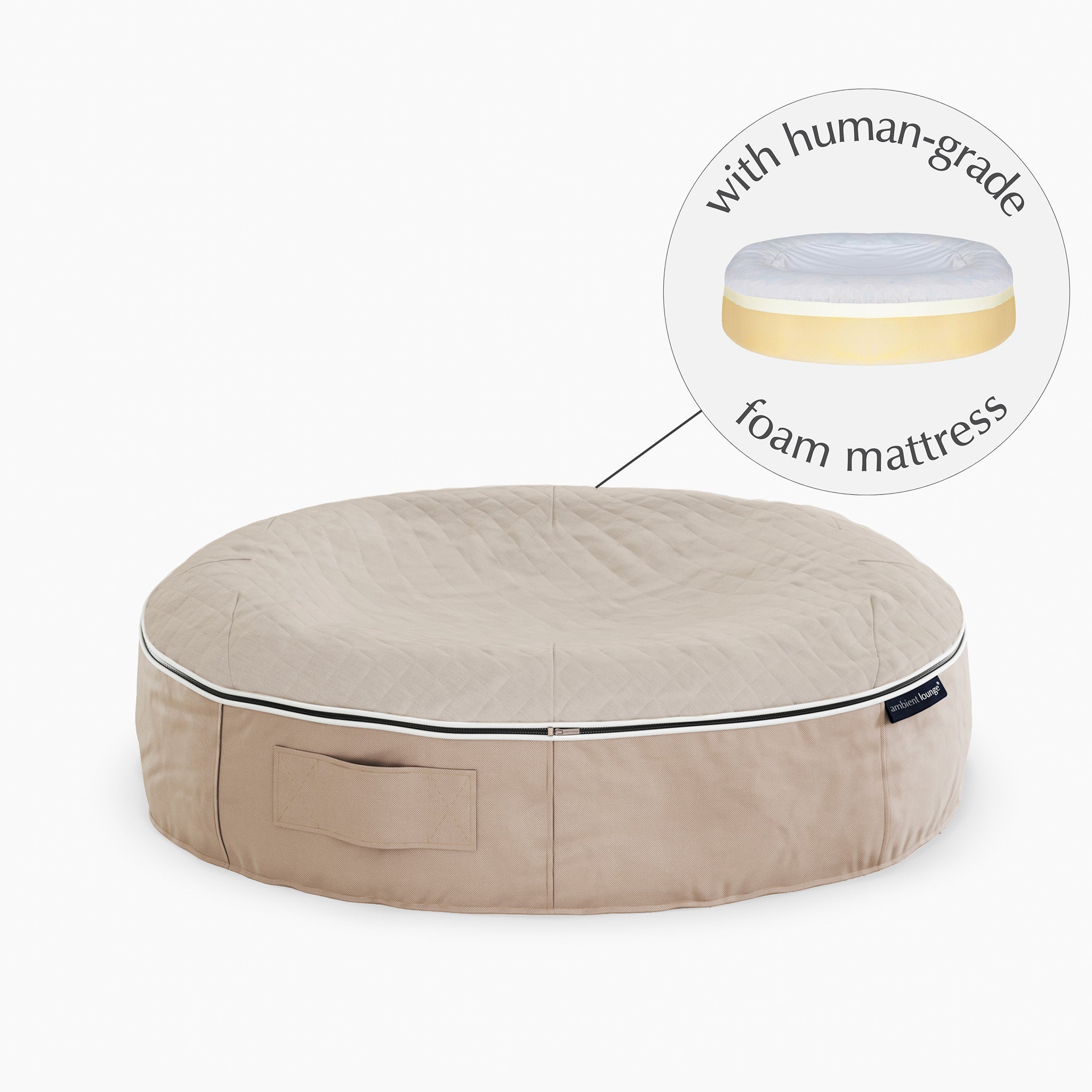 Large Rebound Foam Mattress Dog Bed - Interior/Outdoor